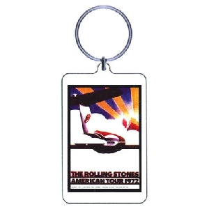 Rolling Stones Plastic Key Chain
