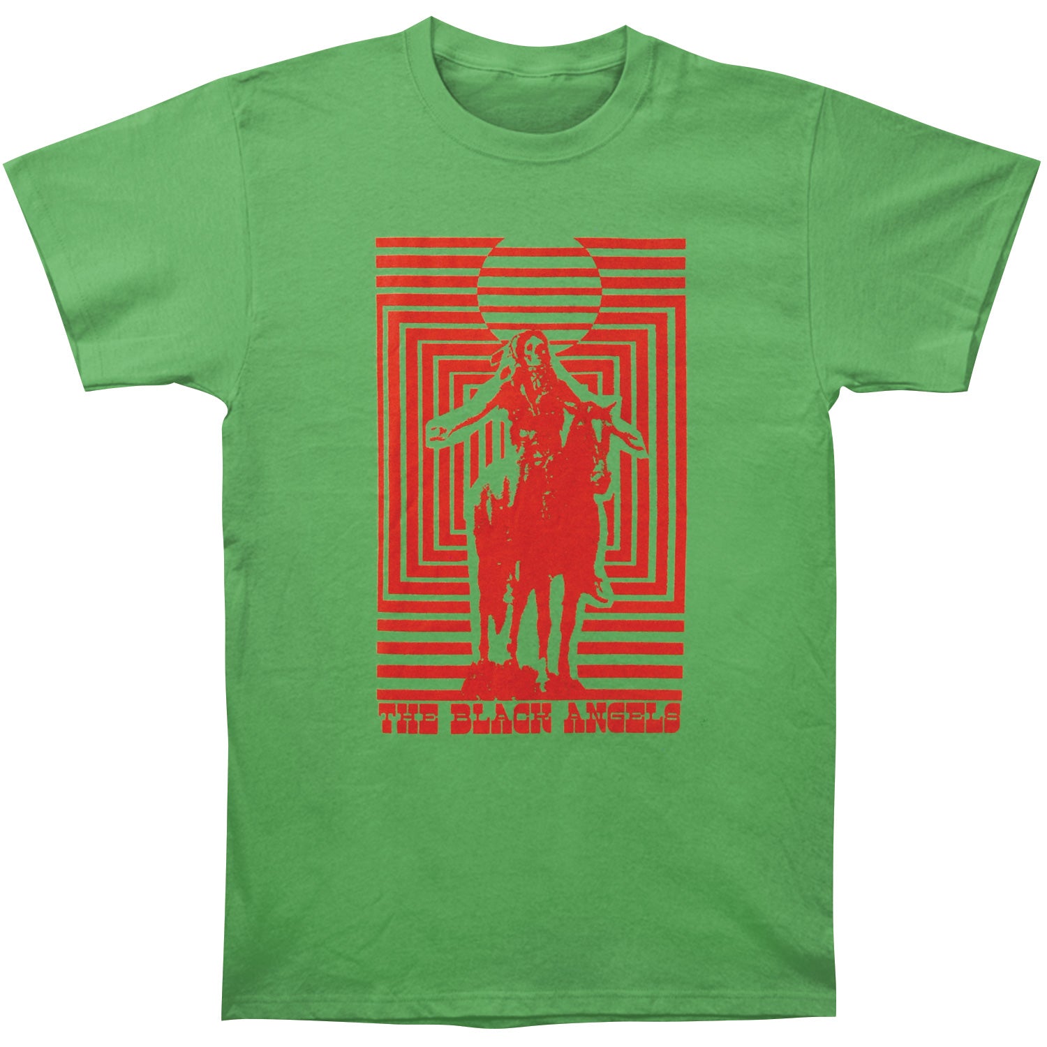 Horse Rider Green Slim Fit T-shirt
