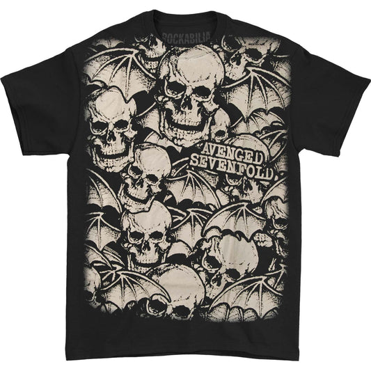 AVS Deathbat Allover Mens Reg T T-shirt