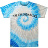 Logo Blue Swirl Tye Dye Mens T Tie Dye T-shirt