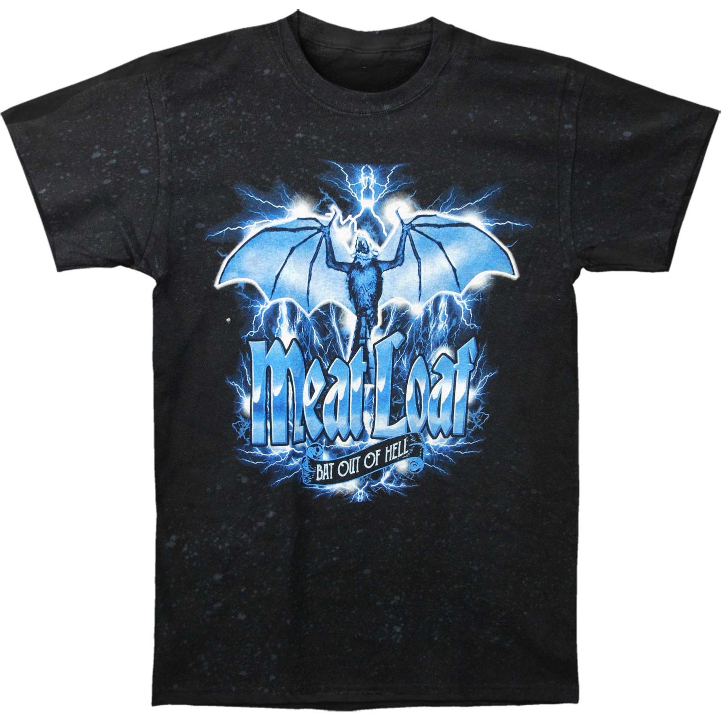 Meatloaf Blue Bat Logo Mens Regular T T-shirt