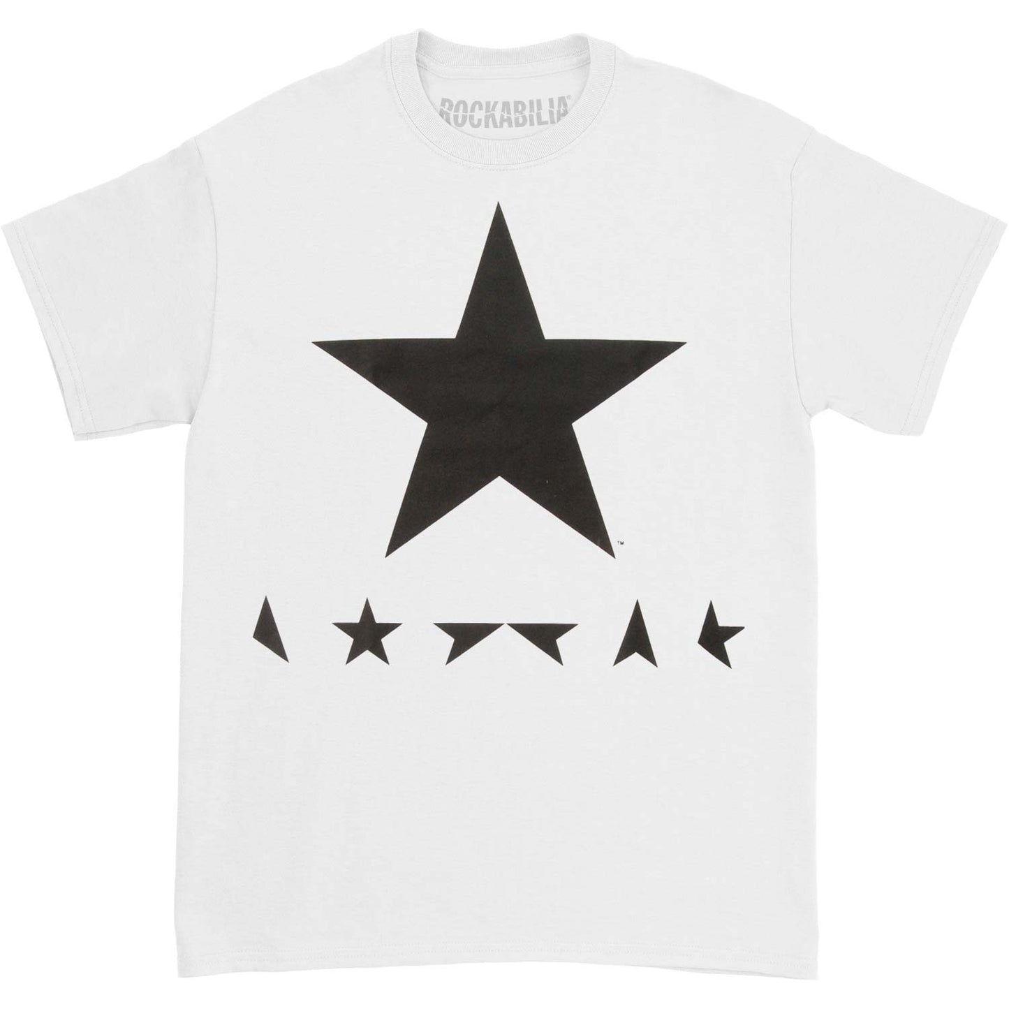 David Bowie David Bowie Blackstar White T-shirt T-shirt