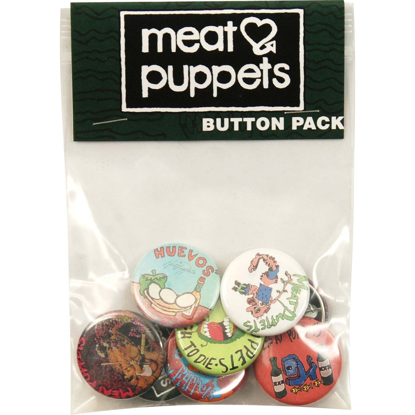 Meat Puppets Meat Puppets- Button Pack Collector Items