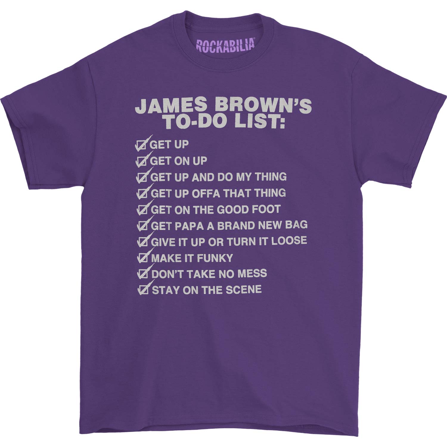 James Brown James Brown To Do List T-shirt