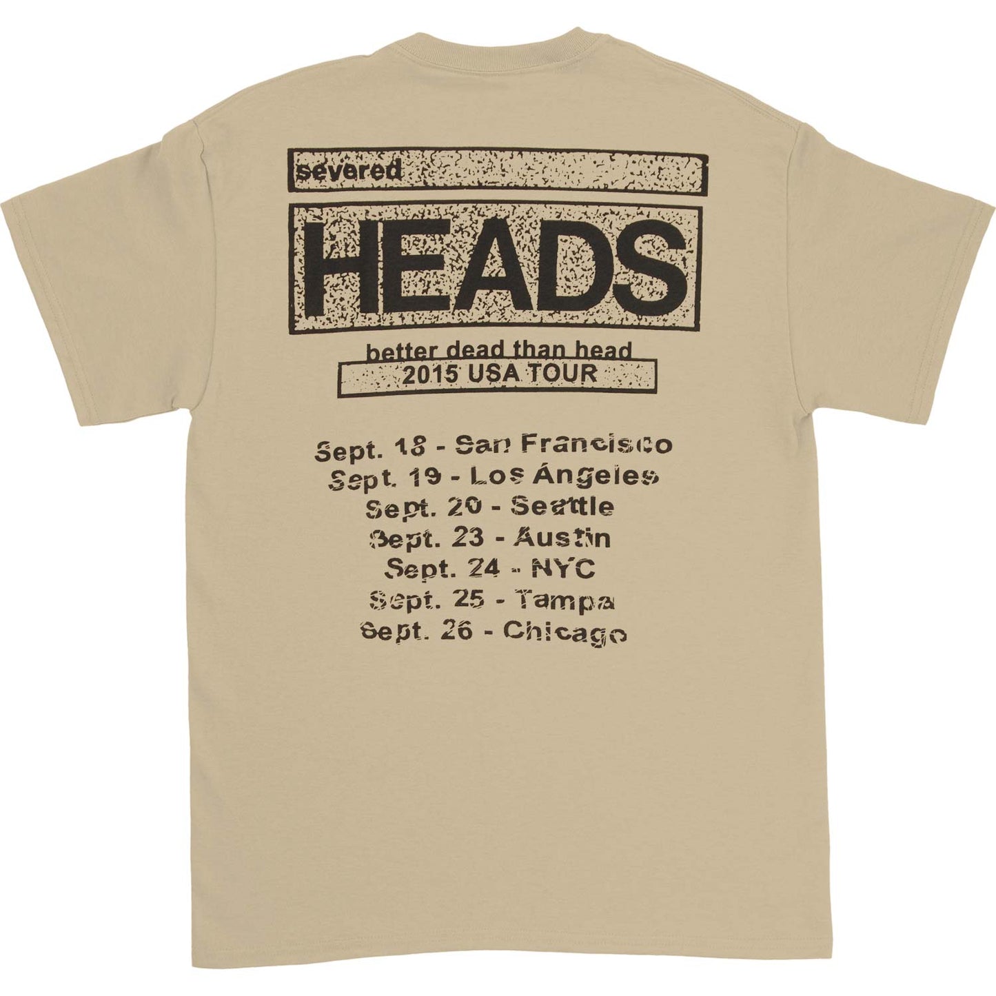 Severed Heads - City Slab Horror T-shirt