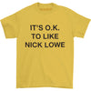 Nick Lowe - It's O.K. (Mens) T-shirt