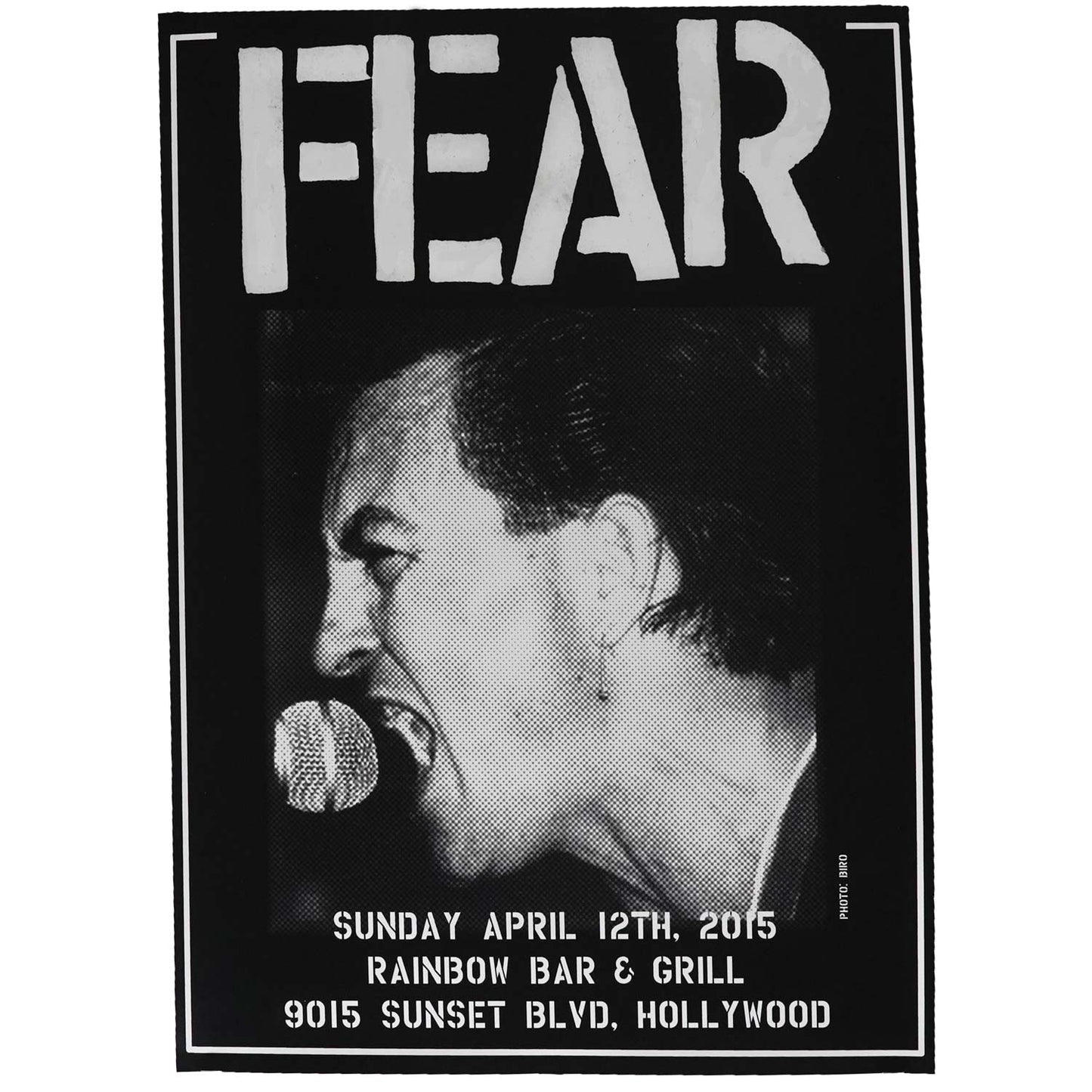 Fear Fear - Rainbow Gig Poster Limited Screenprint