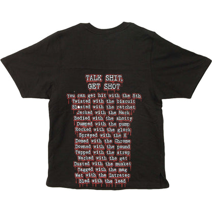 Body Count Talk S#!t, Get Shot V-Neck Fleece Jersey Footbal Jersey
