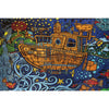 Steampunk Tugboat Tapestry