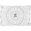 Universal Om Mandala Tapestry