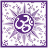 Purple Om Sun Bandana