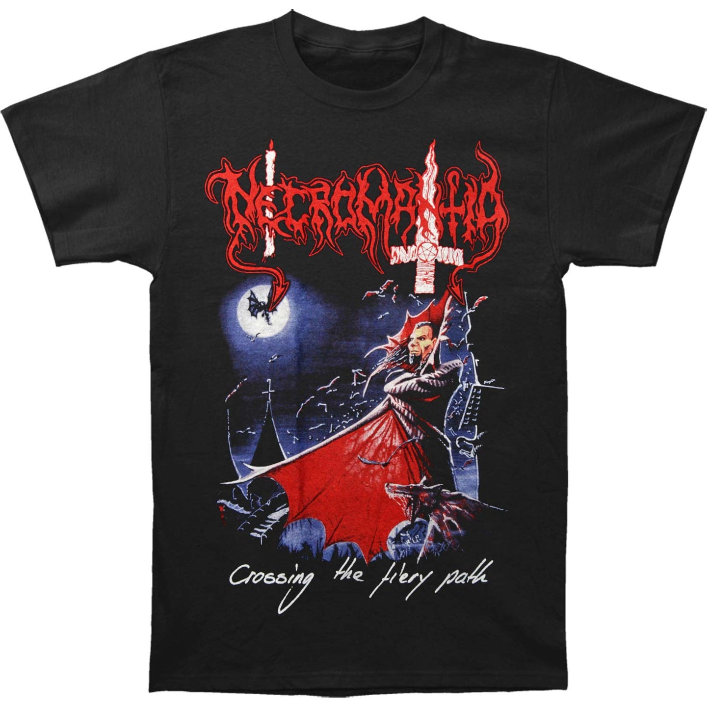 Necromantia Crossing The Fiery Path T-shirt