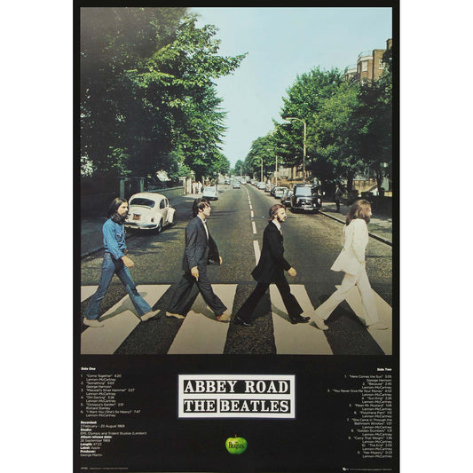 Beatles Abbey Road Tracks Domestic Poster