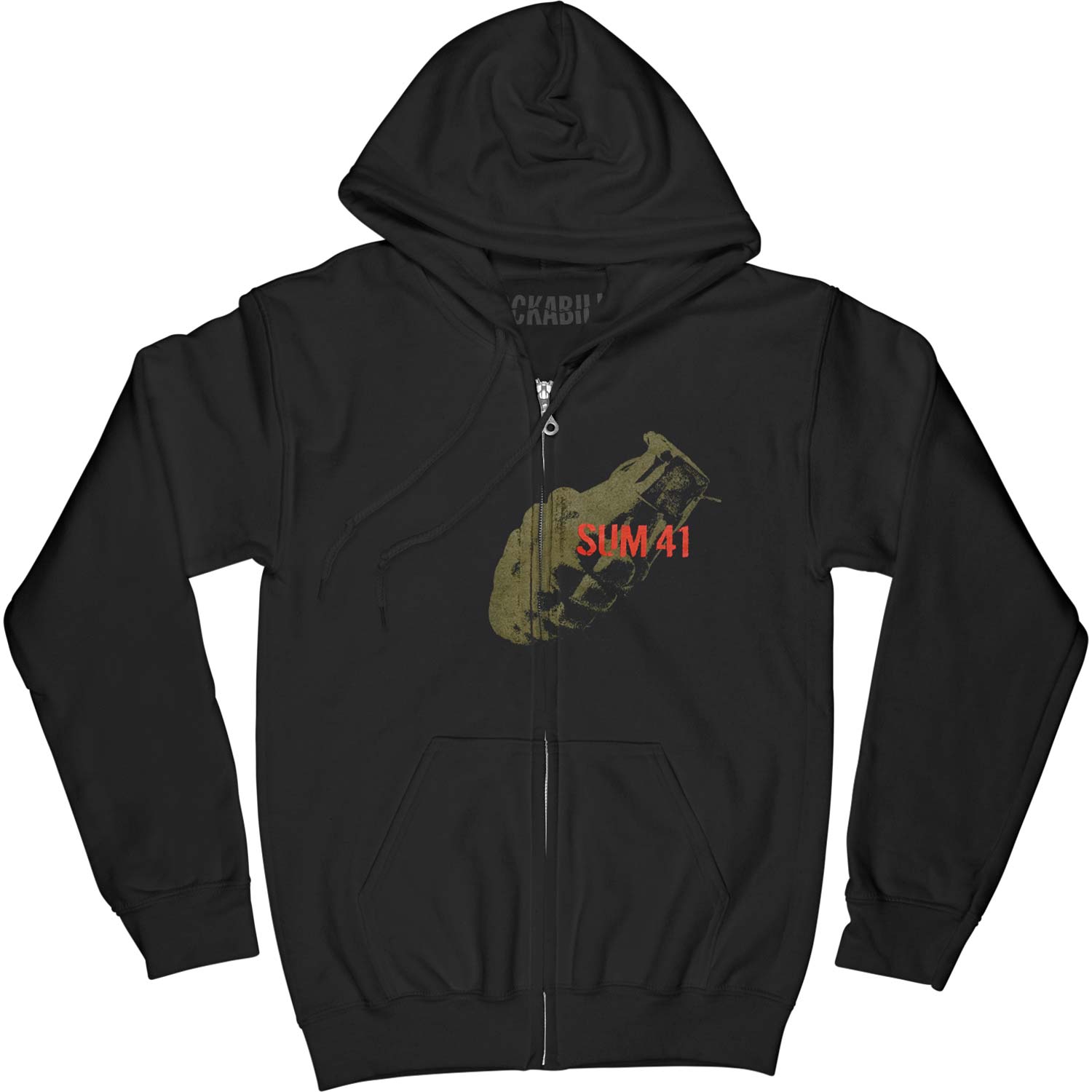Grenade Zippered Hooded Sweatshirt