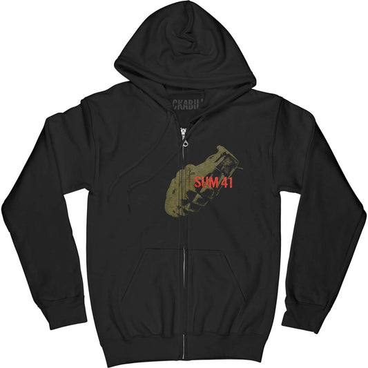 Sum 41 Grenade Zippered Hooded Sweatshirt