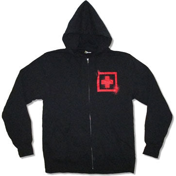 Safetysuit Red Cross Zippered Hooded Sweatshirt