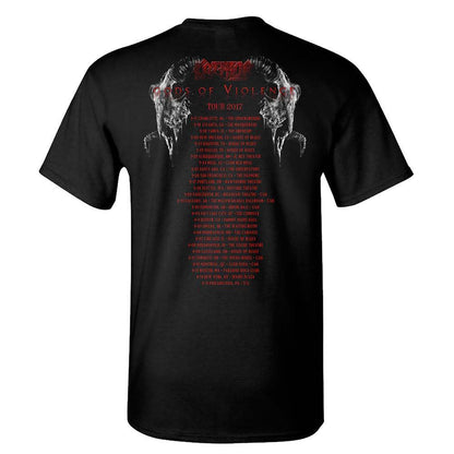 Kreator Gods Of Violence US 2017 Tour T-shirt
