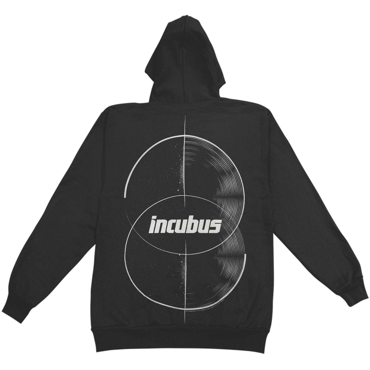 Incubus Circles Zippered Hooded Sweatshirt
