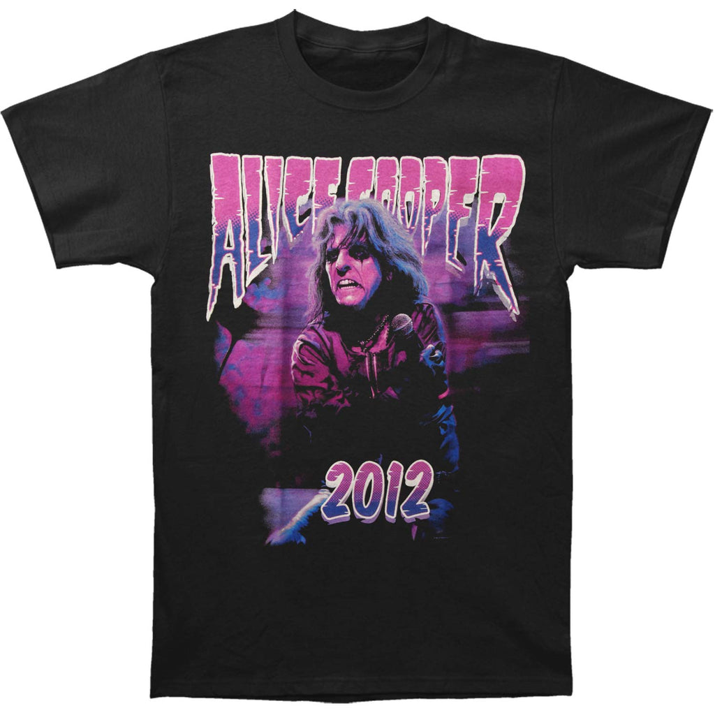 Alice Cooper Purple Mens T 2012 Slim Fit T-shirt