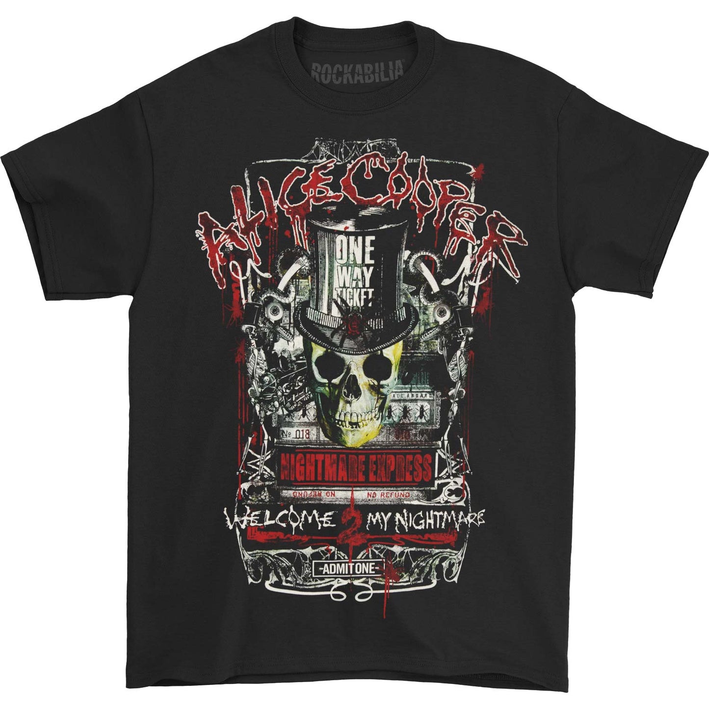 Alice Cooper One Way Ticket T-shirt