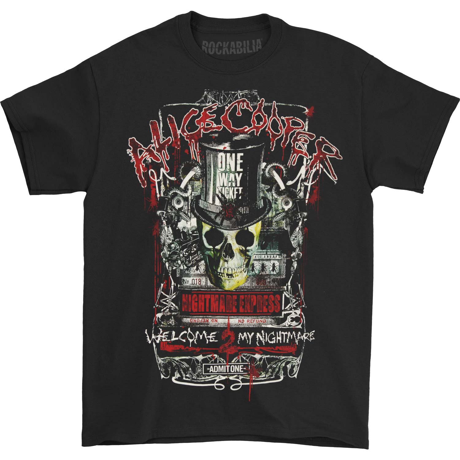 Alice Cooper One Way Ticket T-shirt