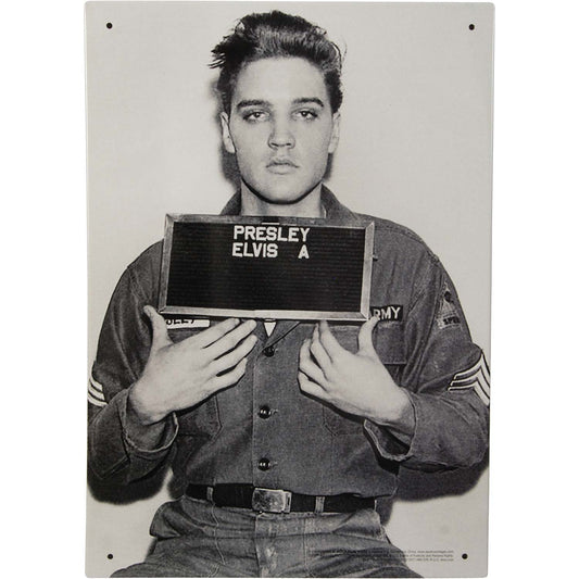 Enlistment Photo Tin Concert Sign