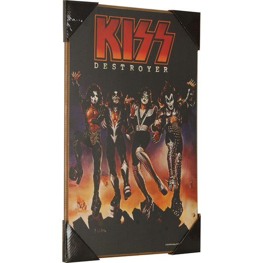 KISS Destroyer 13in x 19in Printed Wood Wall Sign Decor Wood