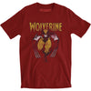 Wolverine On Red Slim Fit T-shirt
