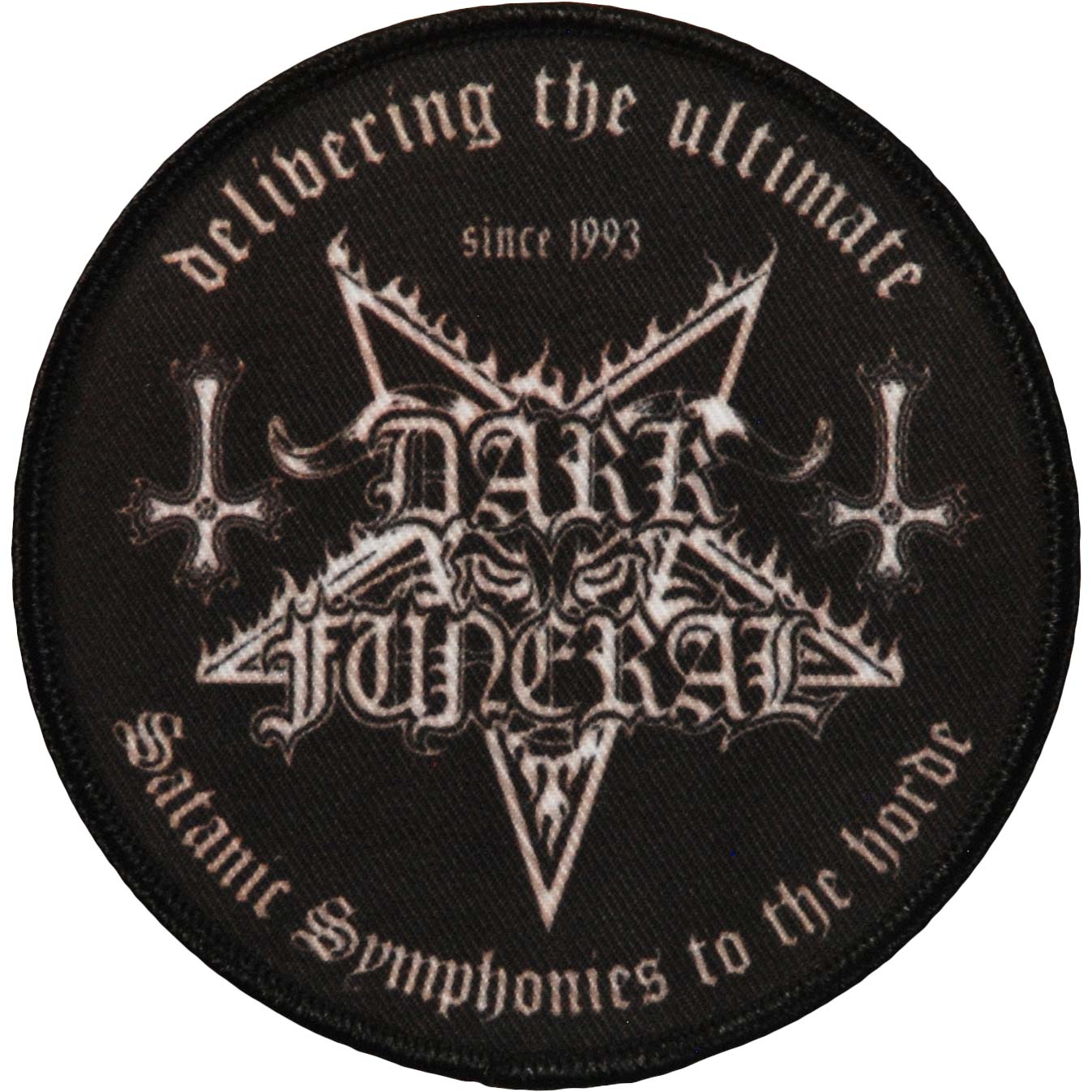 Dark Funeral Symphonies Circle Patch Woven Patch