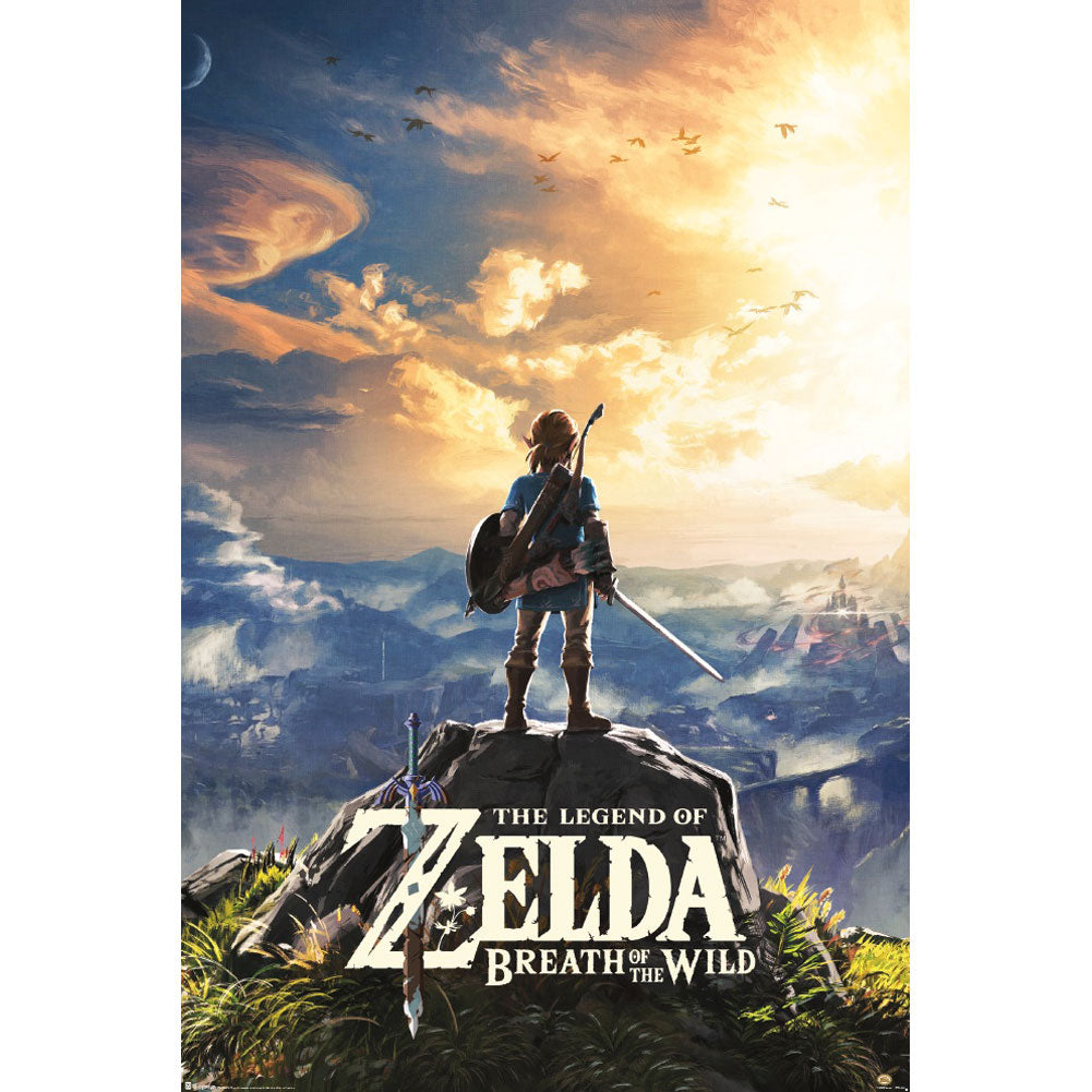 Zelda Hyrule Landscape Domestic Poster