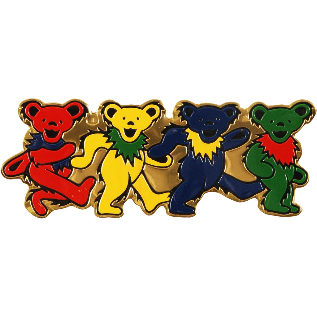 Grateful Dead 4 Bears Metal Sticker