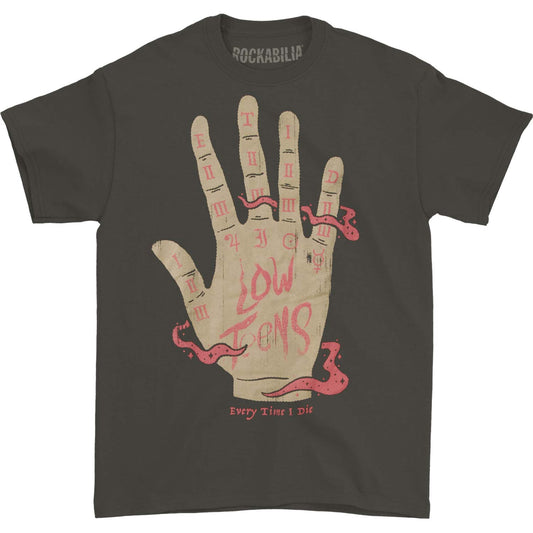Every Time I Die Every Time I Die Palm Reader Grey Tee T-shirt