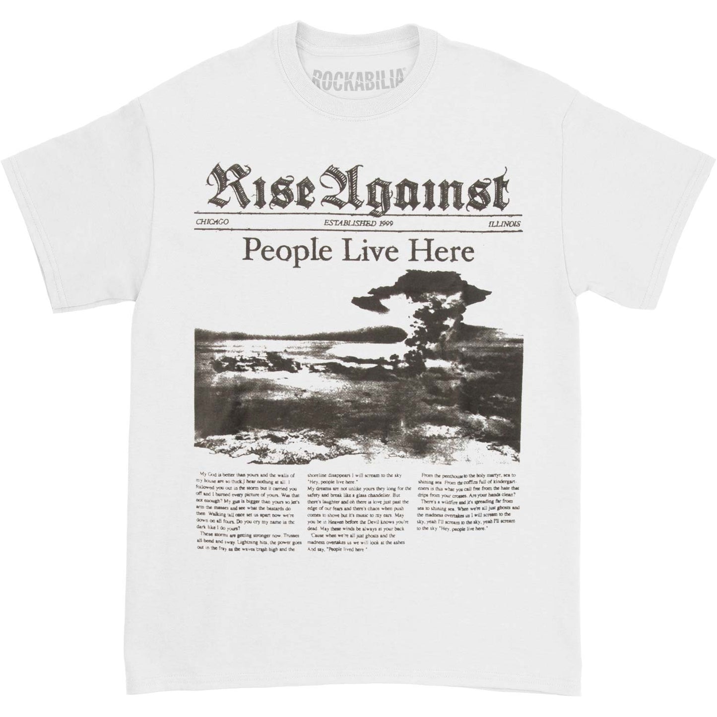 Rise Against People Live Here Tee T-shirt