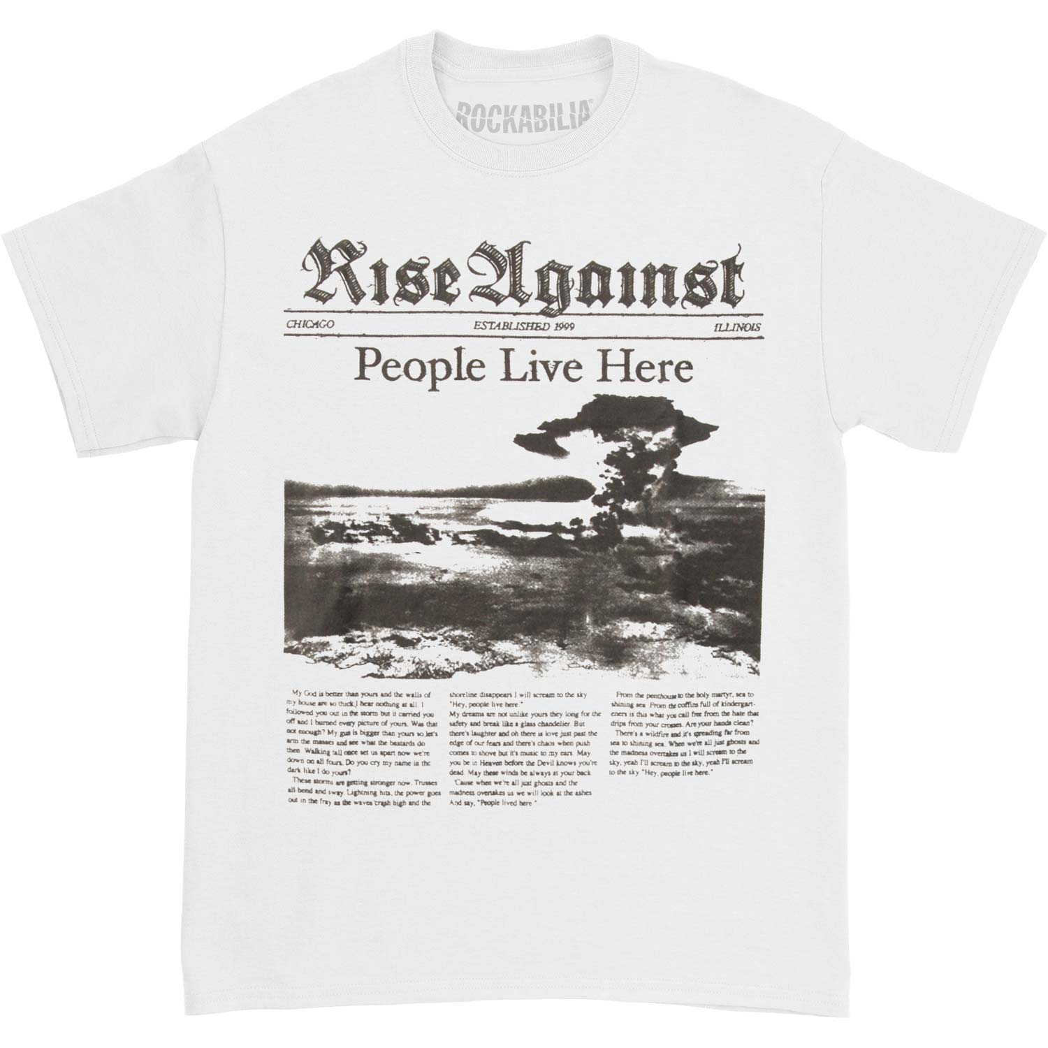 Rise Against People Live Here Tee T-shirt