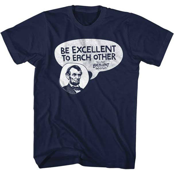 Bill And Teds Excellent Adventure Excellent Abe Slim Fit T-shirt