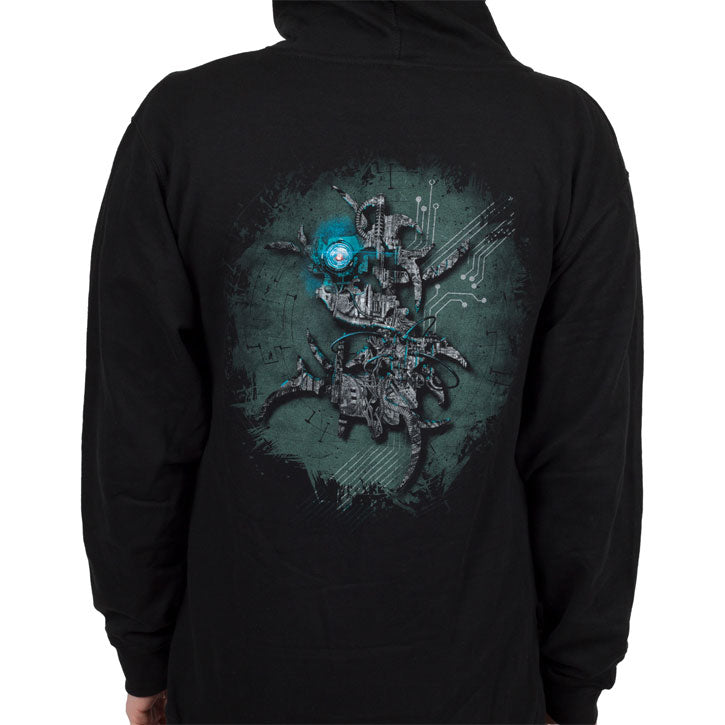 Machine S Zippered Hooded Sweatshirt