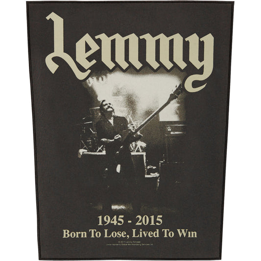 Motorhead Lemmy Lived To Win Back Patch