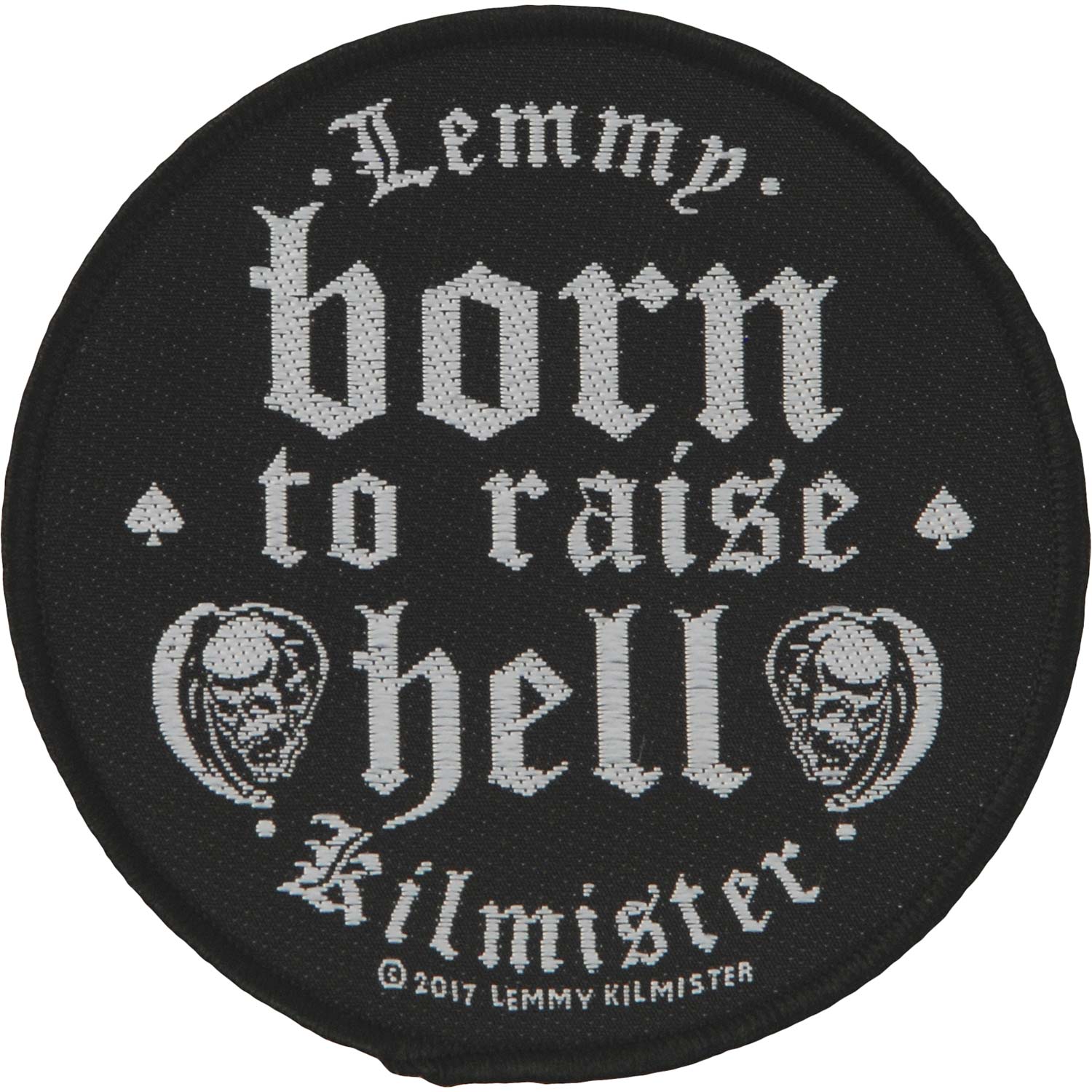 Lemmy Born To Raise Hell Woven Patch