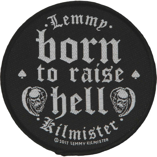 Motorhead Lemmy Born To Raise Hell Woven Patch