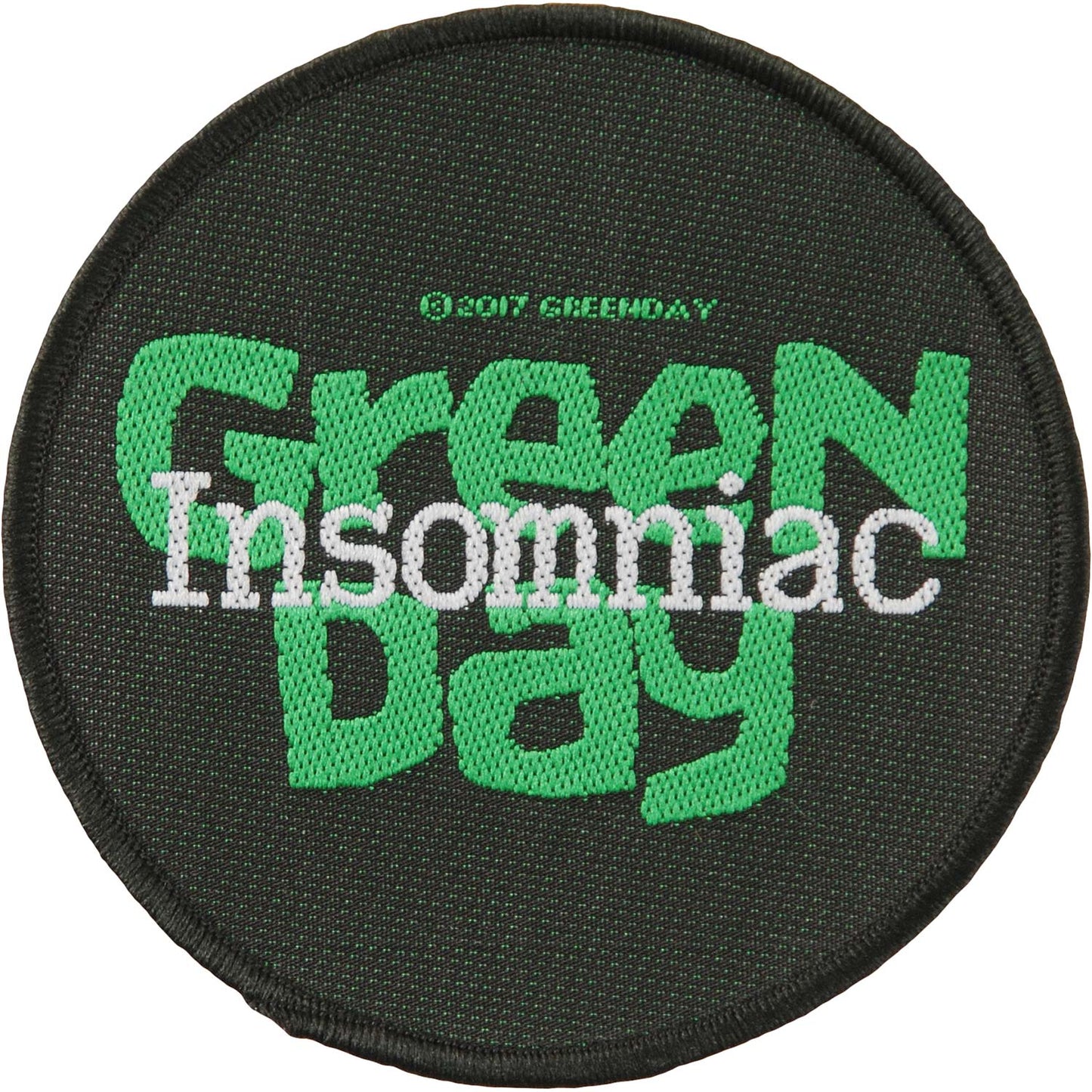 Green Day Insomniac Woven Patch