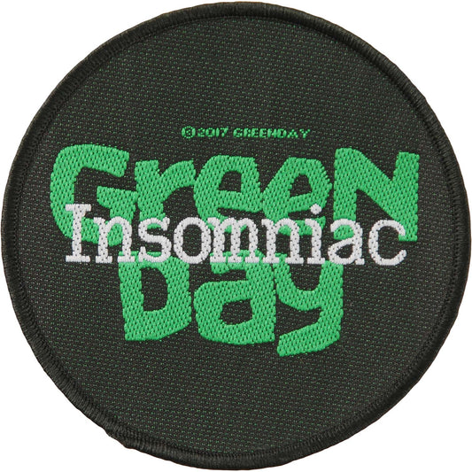 Green Day Insomniac Woven Patch