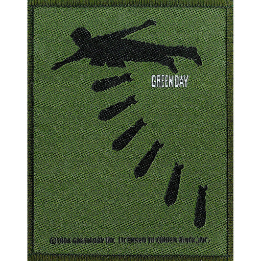 Green Day Bombs Woven Patch