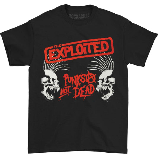 Exploited Punks Not Dead / Skulls T-shirt
