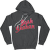 Logo Zippered Hooded Sweatshirt