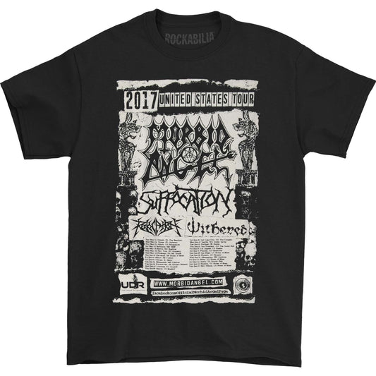 Morbid Angel Tour Admat-tour Dates T-shirt