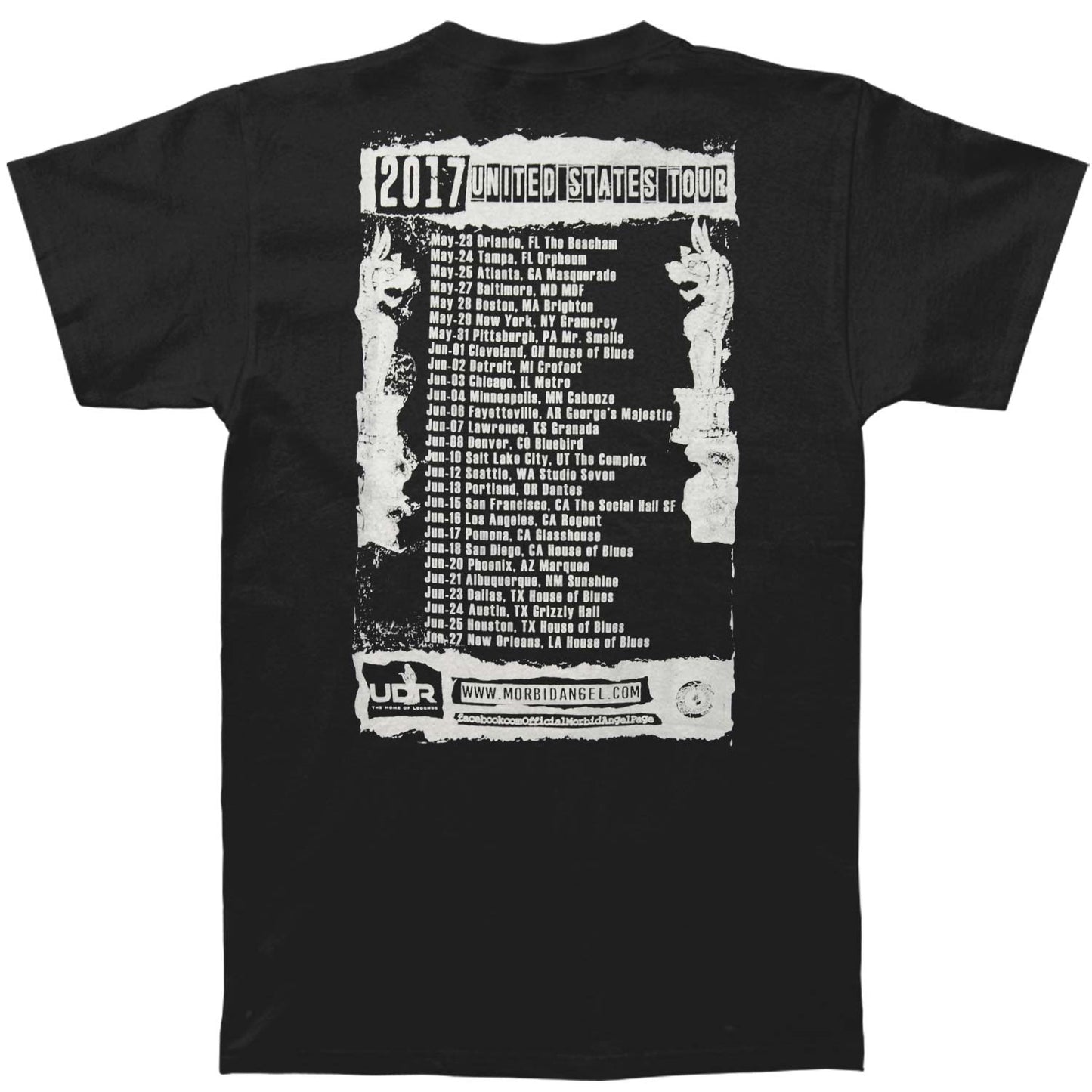 Morbid Angel 2017 Tour T-shirt