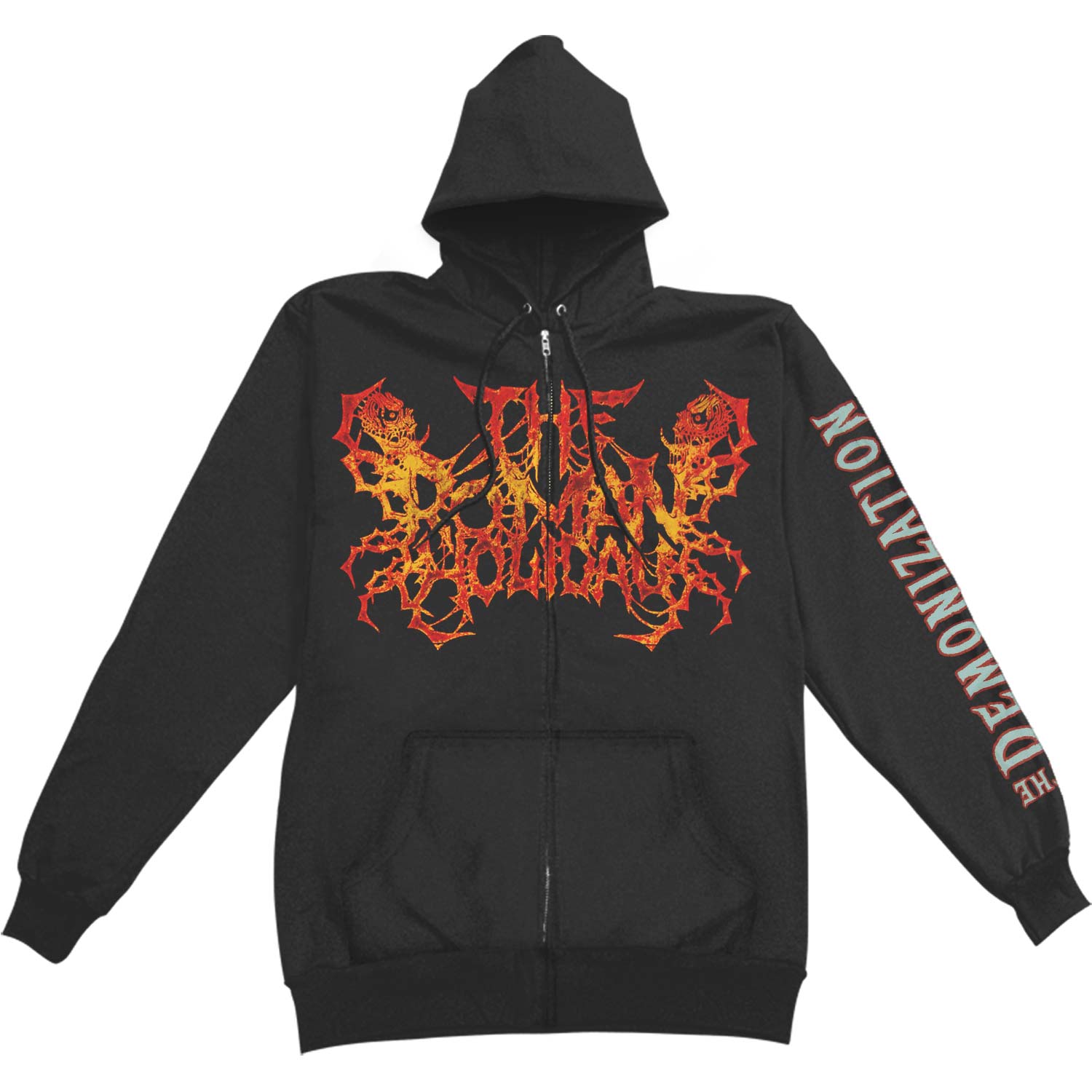 The Demonization Zippered Hooded Sweatshirt
