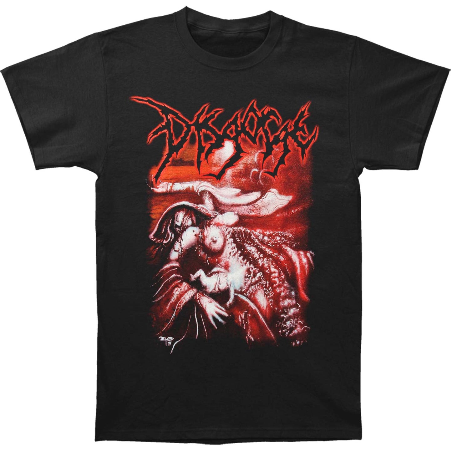 Disgorge She Lay Gutted T-shirt