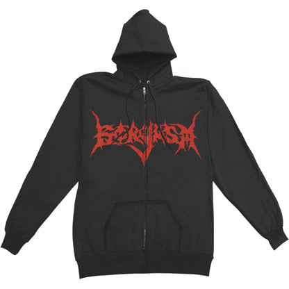 Gorgasm Stitched Oral Asphyxia Zippered Hooded Sweatshirt