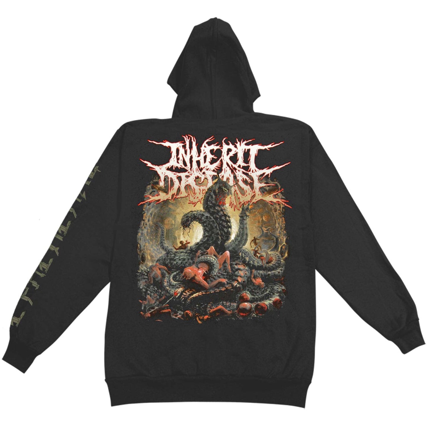 Inherit Disease Ephemeral Zippered Hooded Sweatshirt